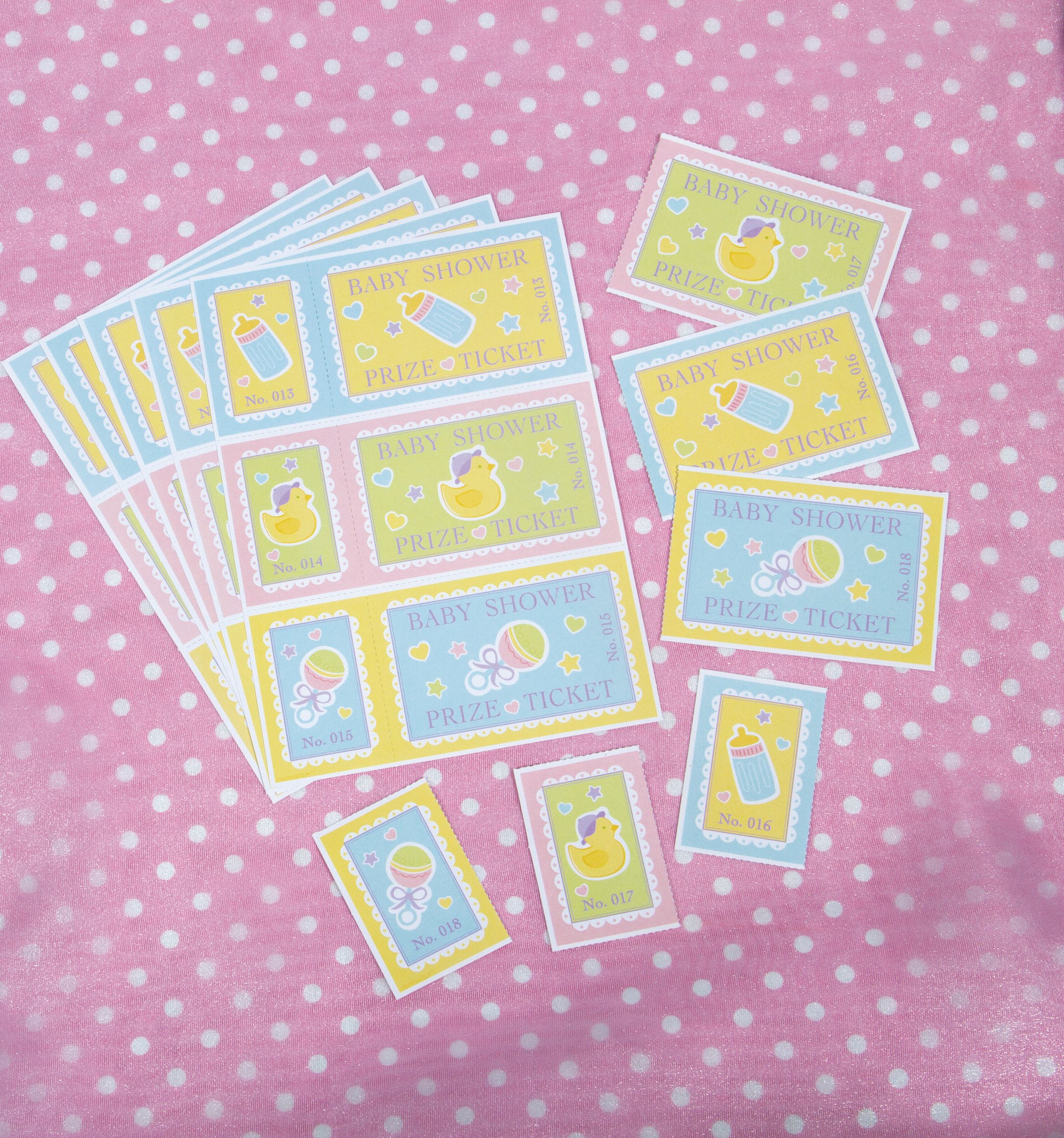 Baby Shower Prize Tickets, 48pk Party City