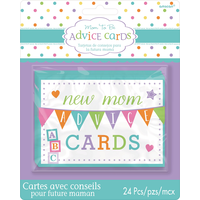 Cartes-conseils pour nouvelle maman, paq. 24 Front_Flat