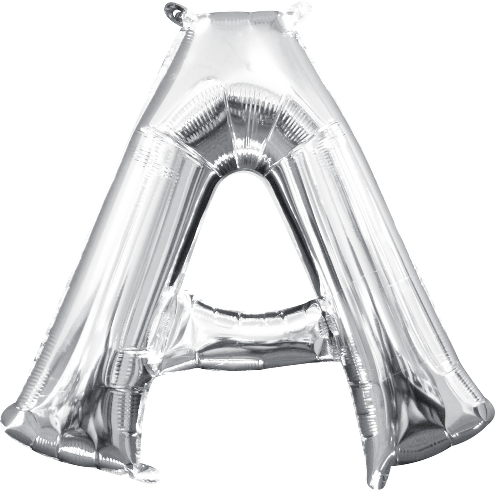 Letter shaped sales helium balloons