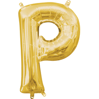 Ballon en aluminium satiné, lettres A à Z, or, 13 po, gonflé d'air, pour anniversaire/remise de diplômes/fête prénatale/mariage