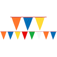 Pennant Hanging Garland Banner Decoration, Multi-Coloured, 120-in, for Birthday Party