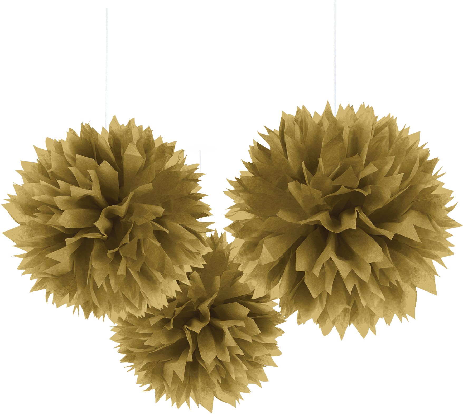 GLD FLUFFY DECO 3CT