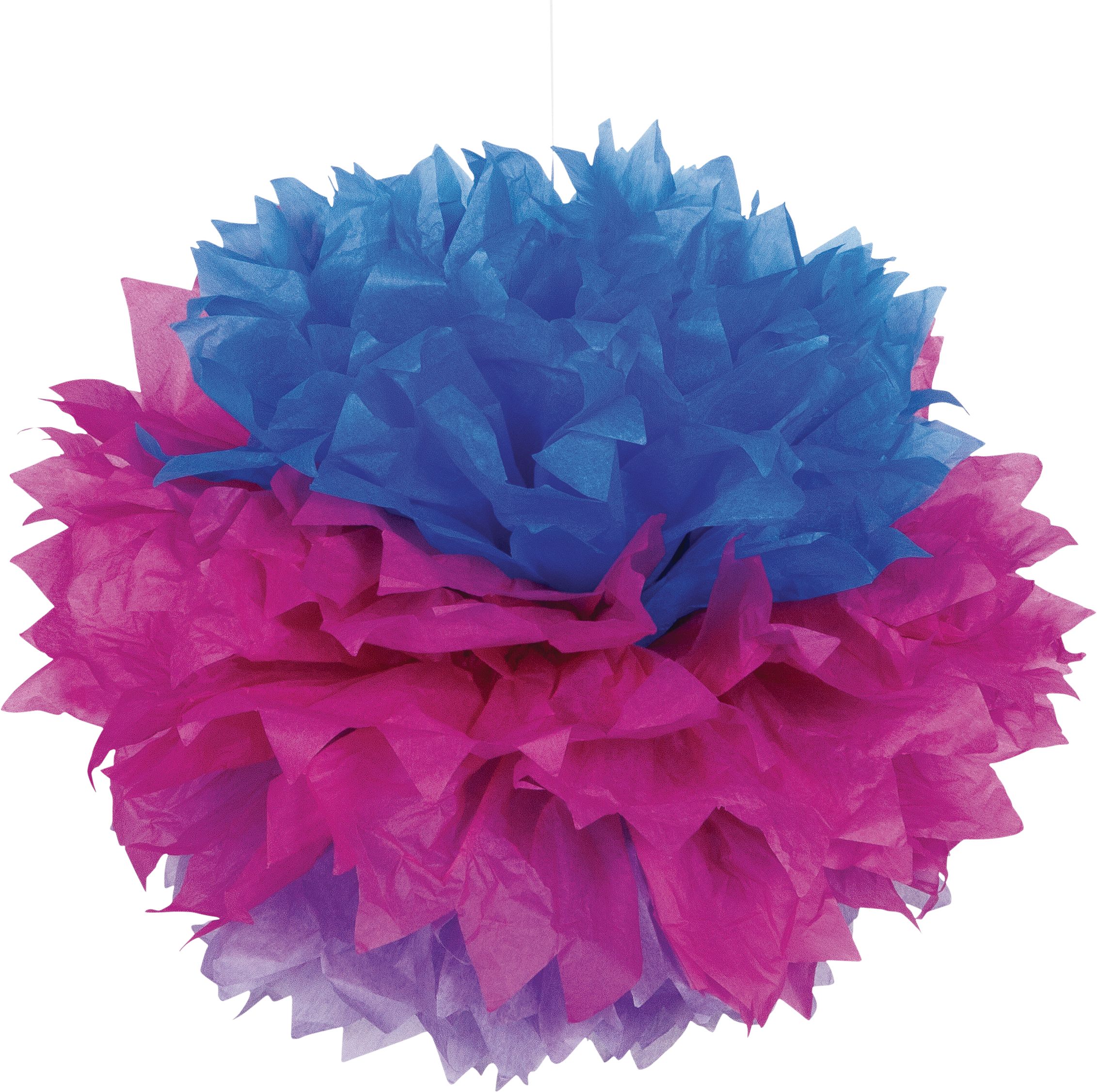 Décorations duveteuses arc-en-ciel Front_Flat