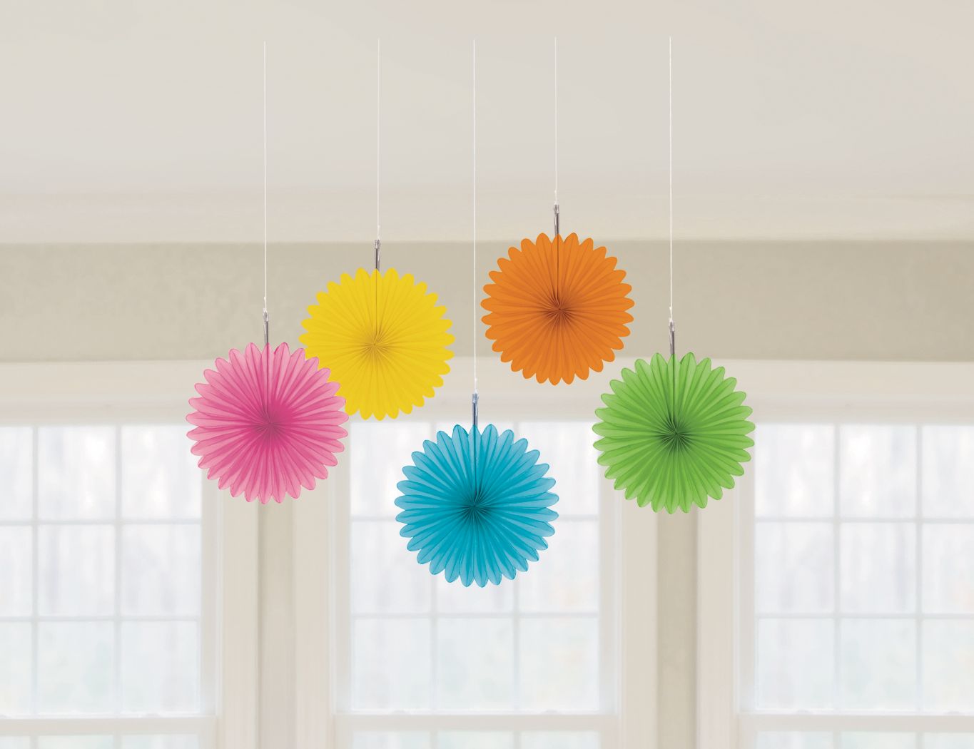 6" DECO MINI FAN 5PC