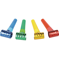 Mirlitons iridescents de couleurs primaires, paq. 8 Front_Elevated