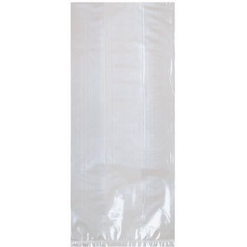 Rectangle Cello Party Treat Bags, Clear, 5-in, 25-pk, for Birthday Party
