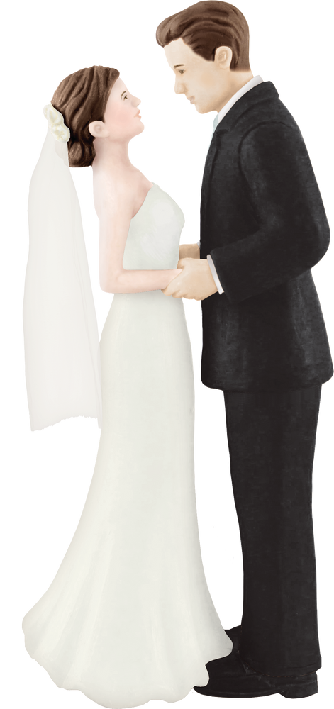 Buy Mr & Mrs Wedding Cake Topper Black Acrylic Romantic Bride Groom  Silhouette (Forehead Kiss) Online at desertcartINDIA