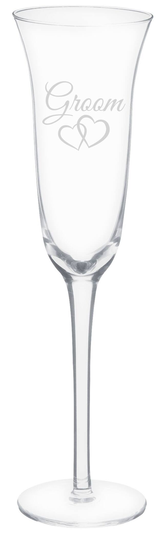 Verres à trinquer de mariage Bride & Groom, paq. 2 Front_Flat