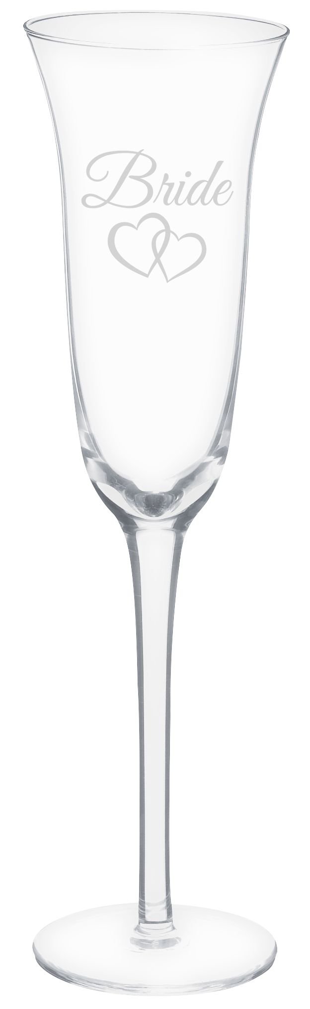 "Bride" & "Groom" Plastic Reusable Wine Toasting Glasses, Clear, 7.4-oz ...