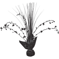 Metallic Tinsel Spray Burst Centerpiece Table Decoration, Assorted Colours, 12-in, for Birthday/Wedding/Graduation Front_Flat