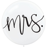 Mr. & Mrs. Wedding Balloons, 2-pc Front_Flat