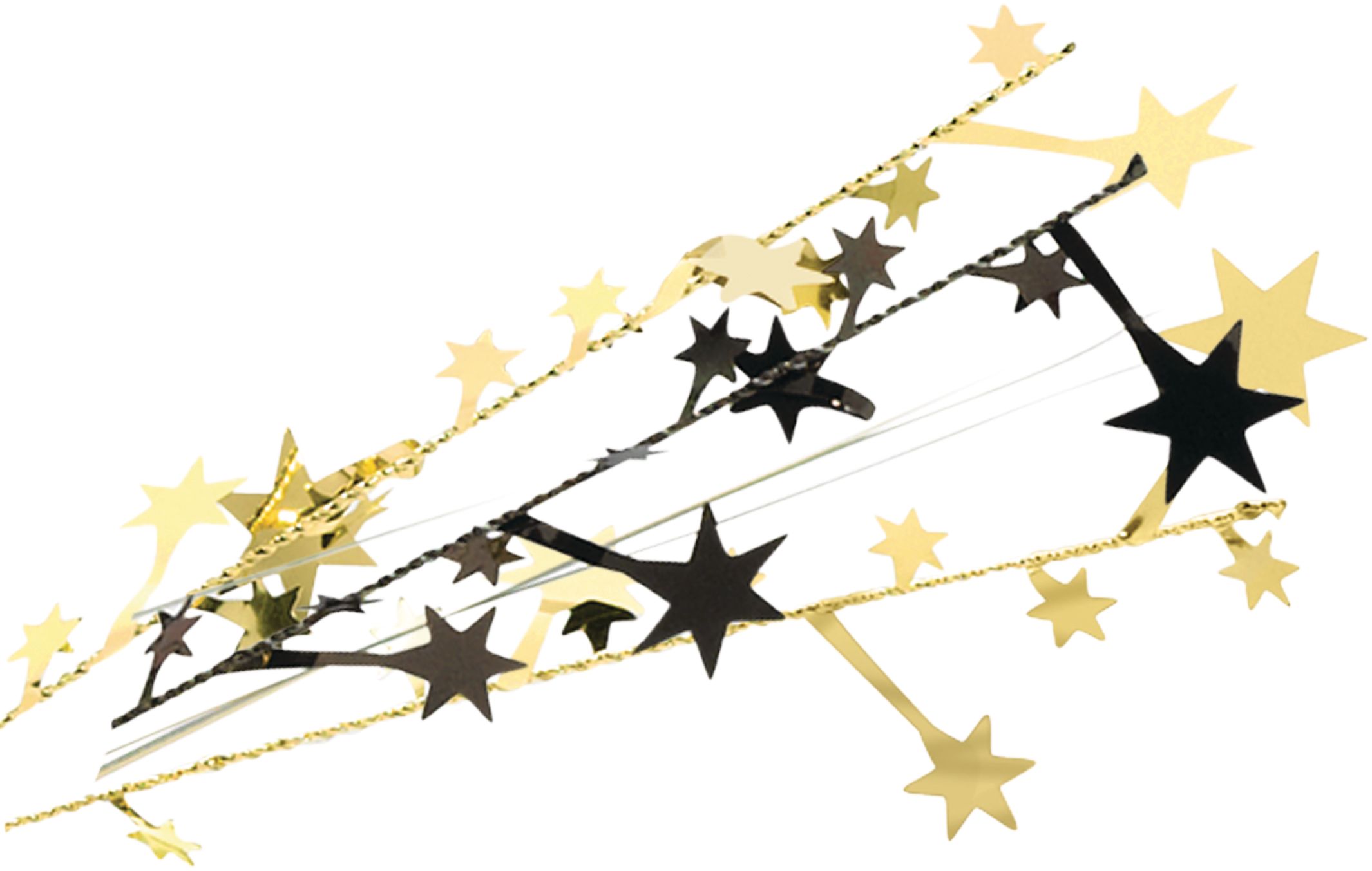 "Happy Birthday" Metallic Tinsel Spray Burst Centerpiece Table Decoration, Gold/Black, 18-in, for Birthday Party CloseUp