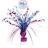 Gender Reveal Spray Centerpiece Front_Flat