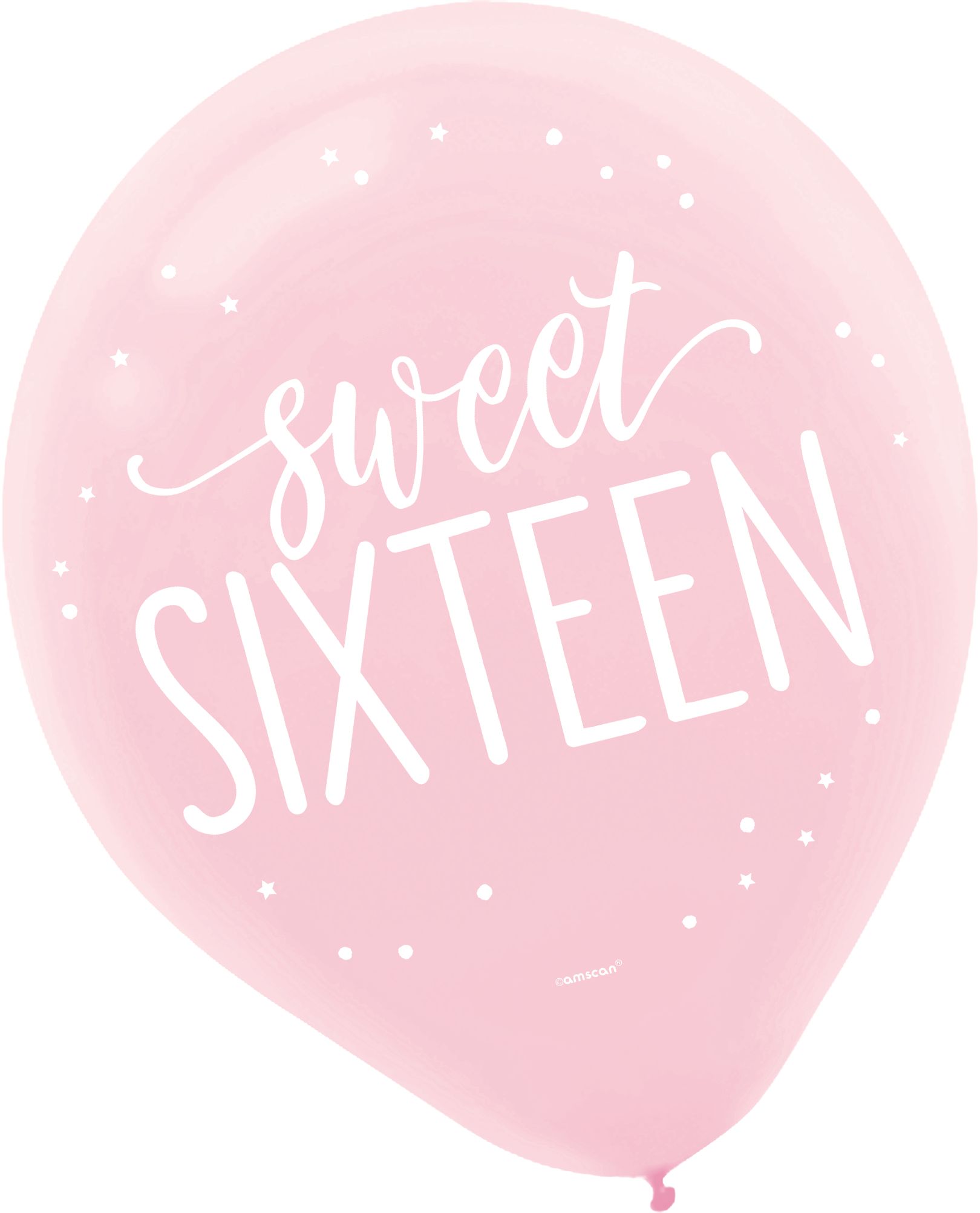Ballons Sweet 16, paq. 15 Front_Flat