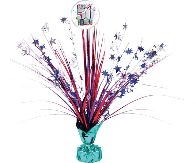 Centre de table en fontaine Here's to 50 Front_Flat