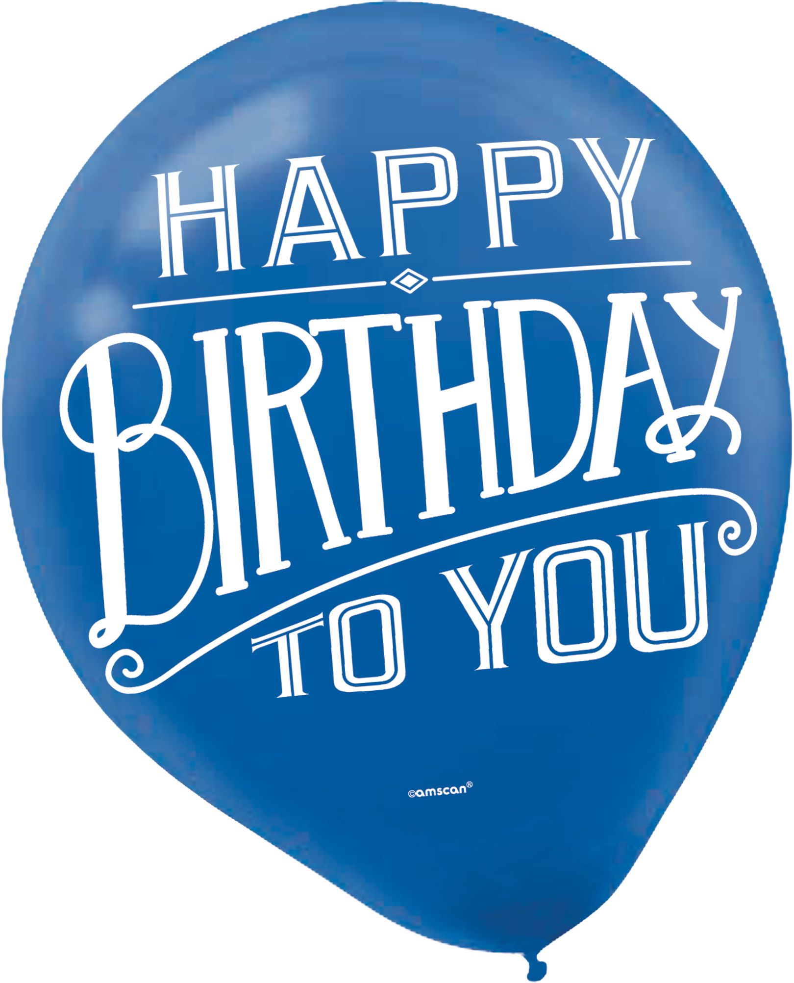 Happy Birthday Classic Balloons, 15-pk Front_Flat
