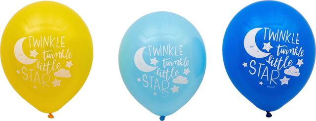Ballons Twinkle Twinkle Little Star, paq. 15 Front_Flat