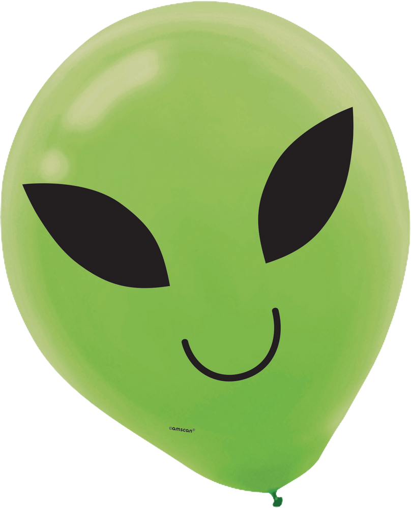 Ballon fusée avec Alien