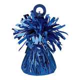 Foil Bell Shaped Balloon Weight Accessory, Assorted Colours, 5-in, for Birthday/Anniversary/Graduation/New Year's Eve Front_Flat