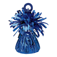 Foil Bell Shaped Balloon Weight Accessory, Assorted Colours, 5-in, for Birthday/Anniversary/Graduation/New Year's Eve Front_Flat