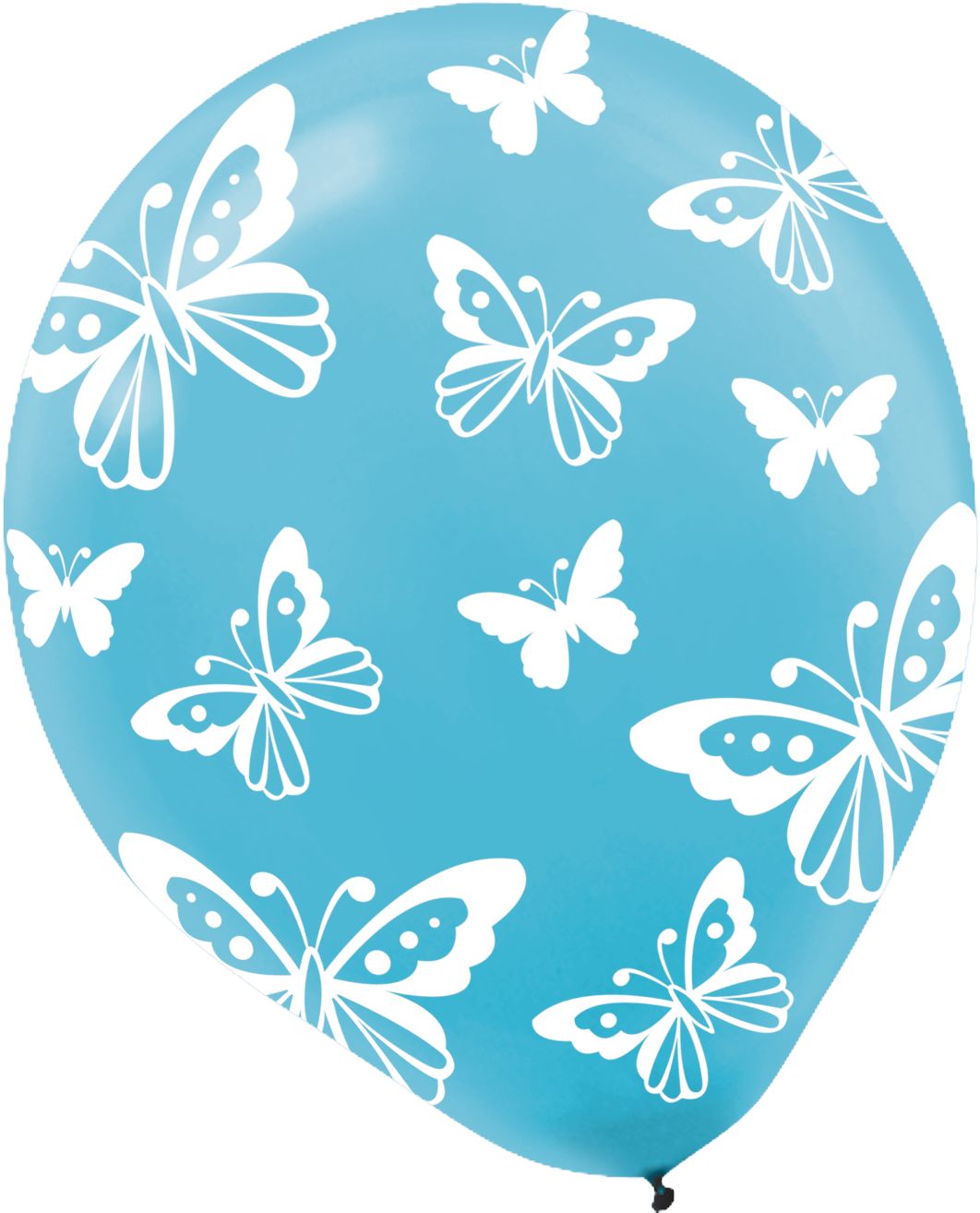 Butterfly Balloons, 6-pk Front_Flat
