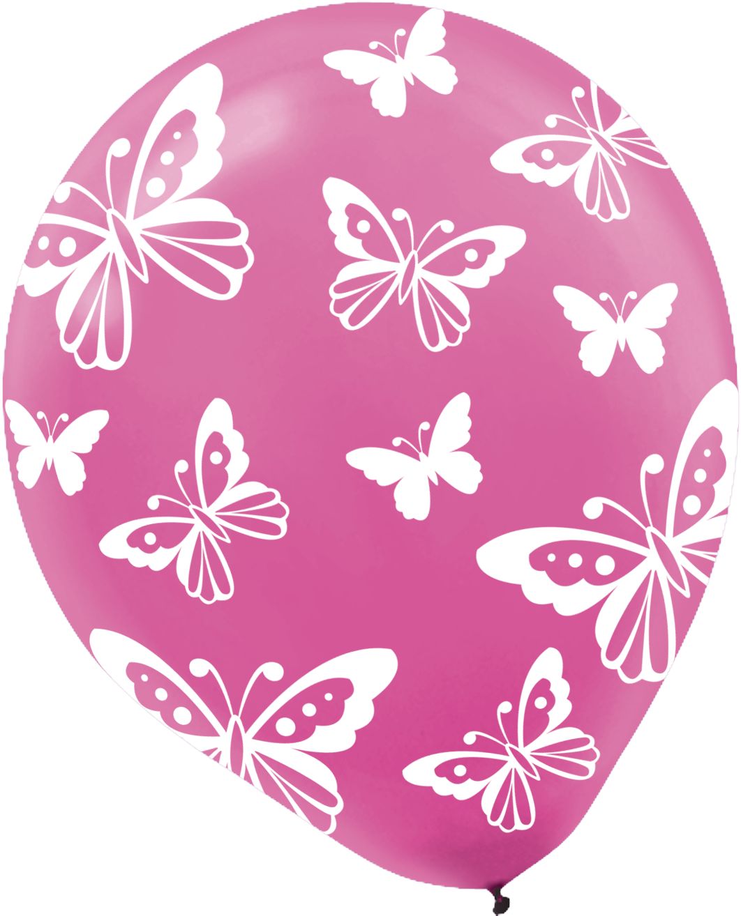 Butterfly Balloons, 6-pk Front_Flat
