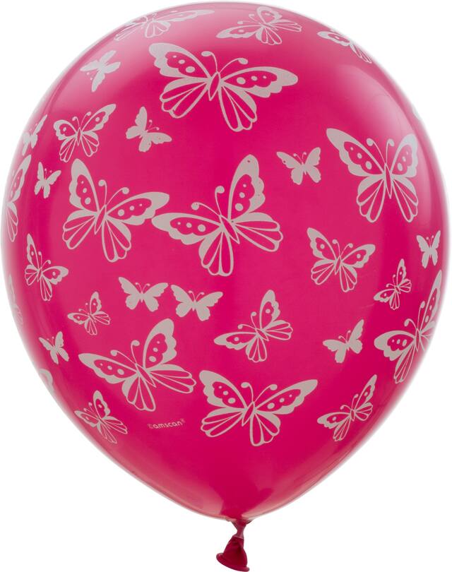 Butterfly Balloons, 6-pk Front_Flat