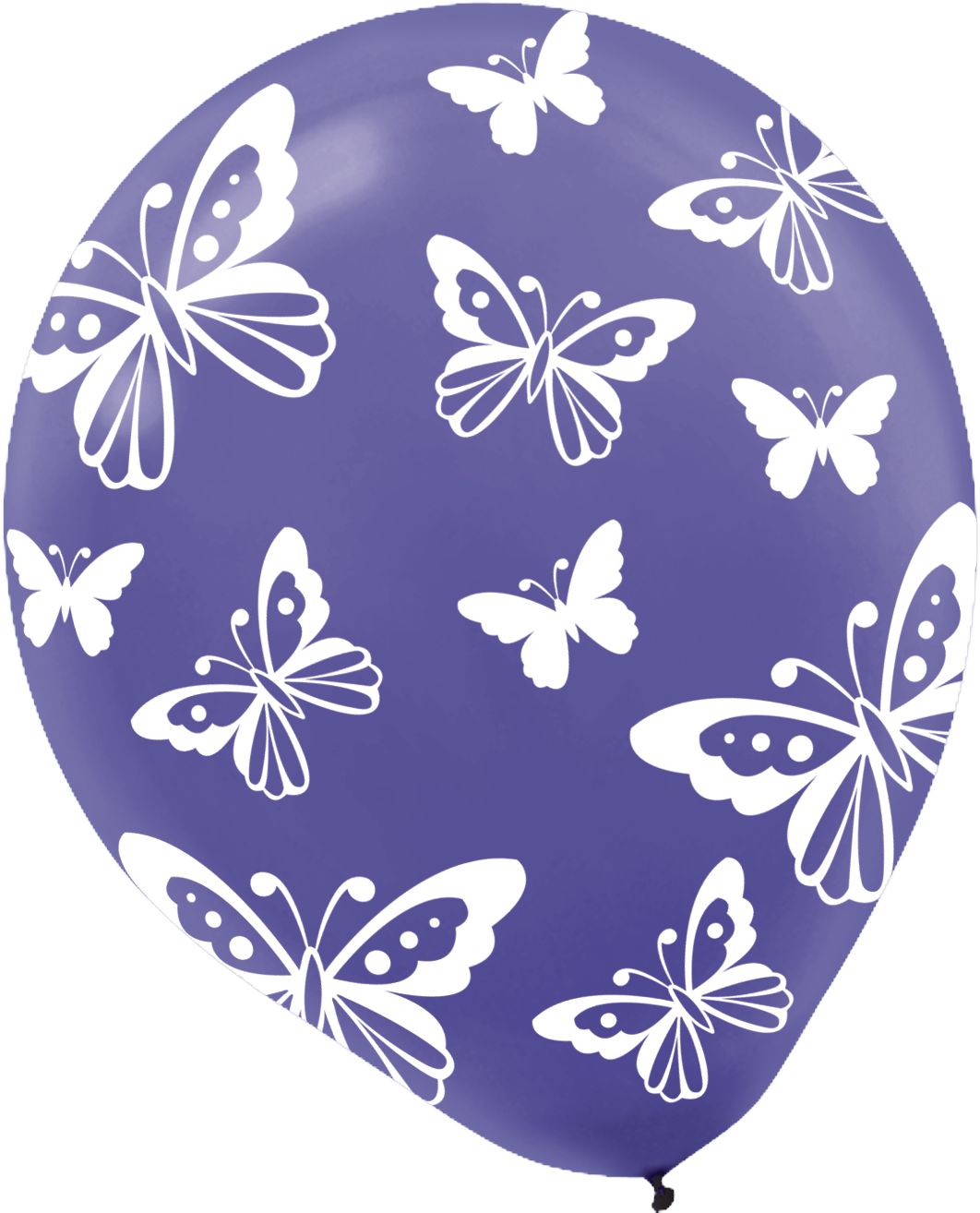 Butterfly Balloons, 6-pk Front_Flat