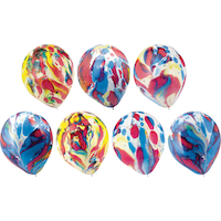 Ballons marbrés arc-en-ciel, paq. 72 Front_Flat