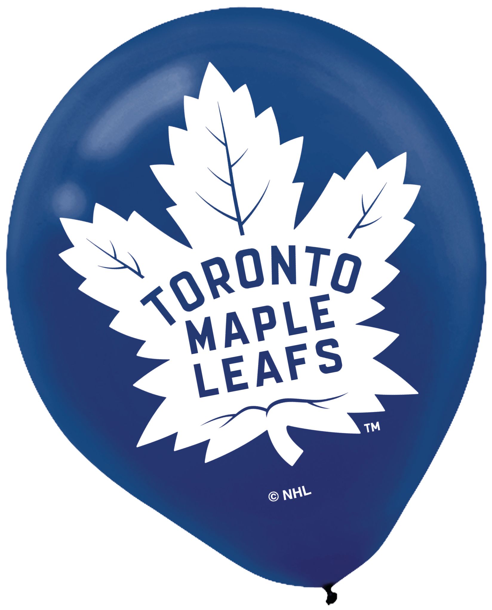 Toronto Maple Leafs Balloons, 6-pk Front_Flat