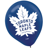 Toronto Maple Leafs Balloons, 6-pk Front_Flat