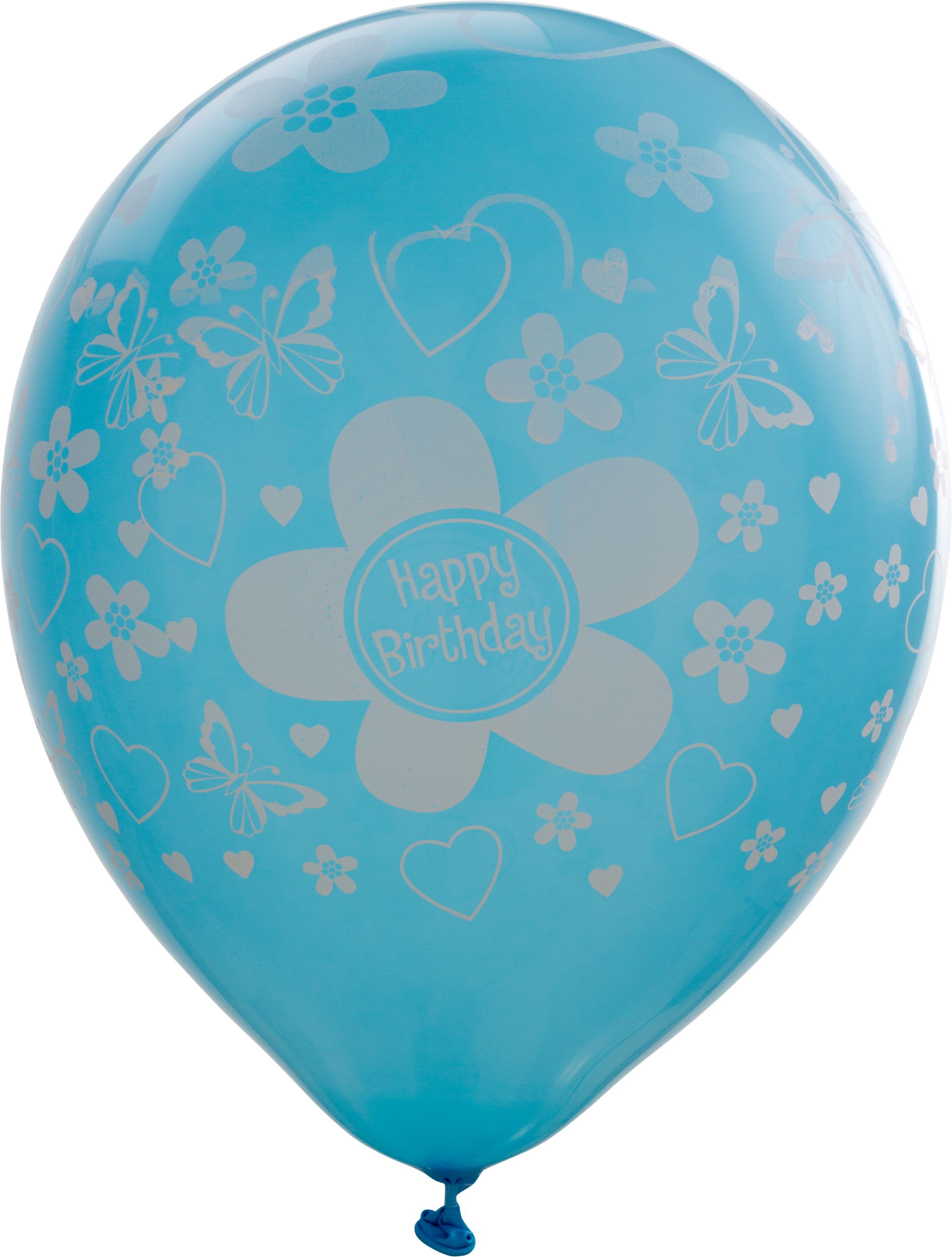 Bright Flower Birthday Balloons, 20-pk Front_Flat