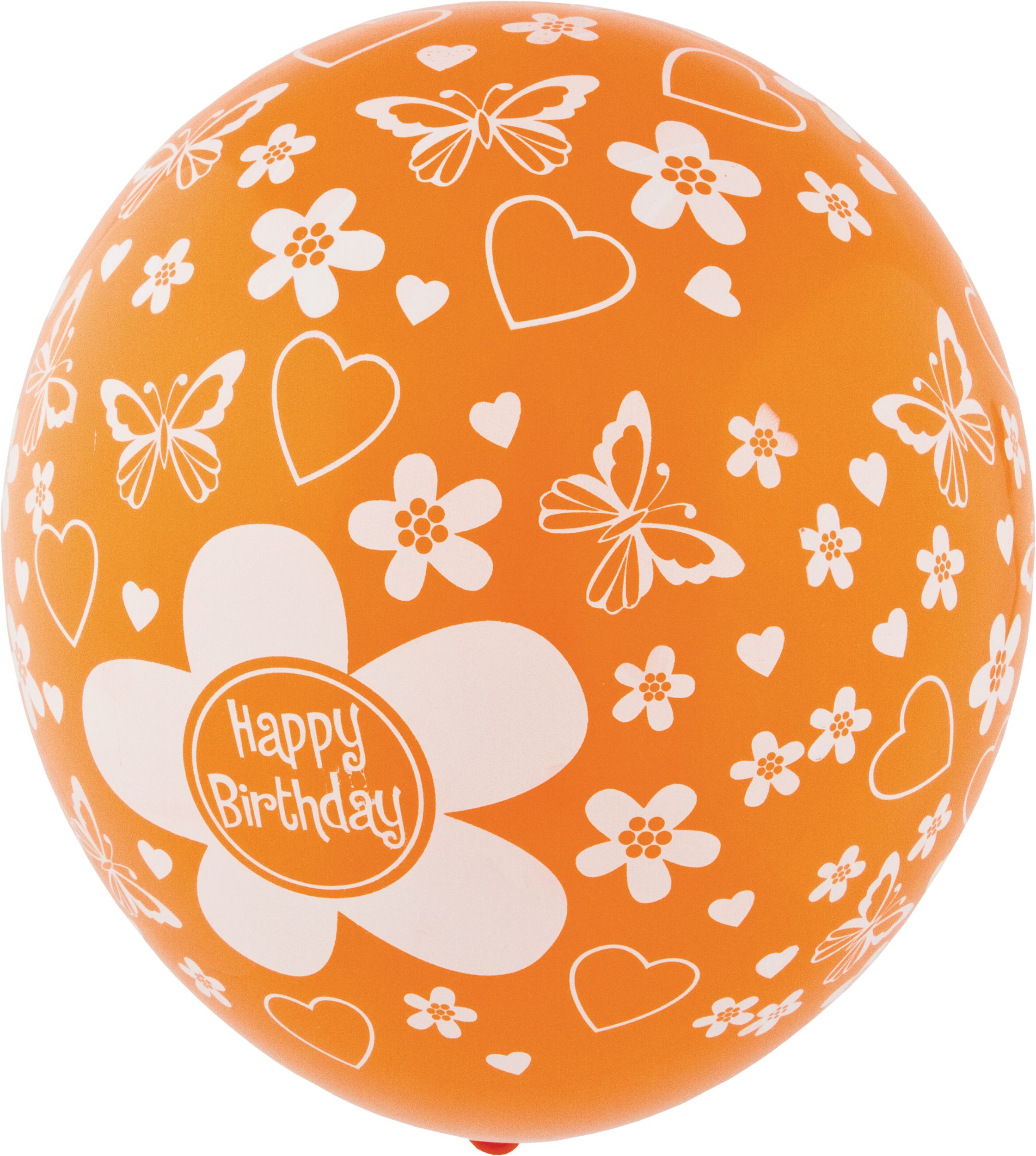 Bright Flower Birthday Balloons, 20-pk Front_Flat