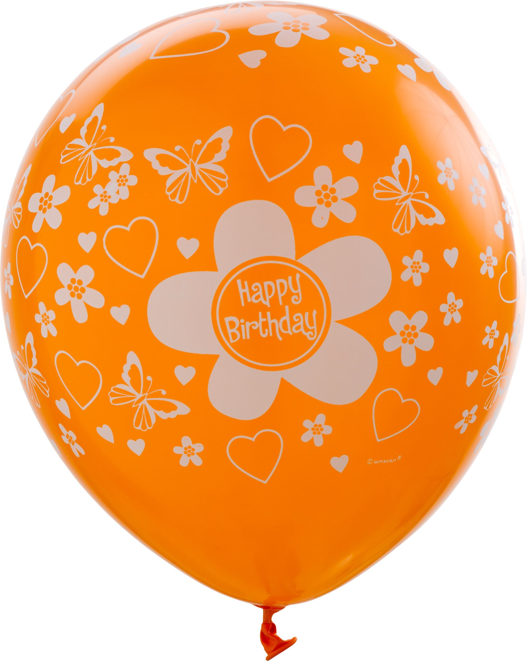 Bright Flower Birthday Balloons, 20-pk Front_Flat