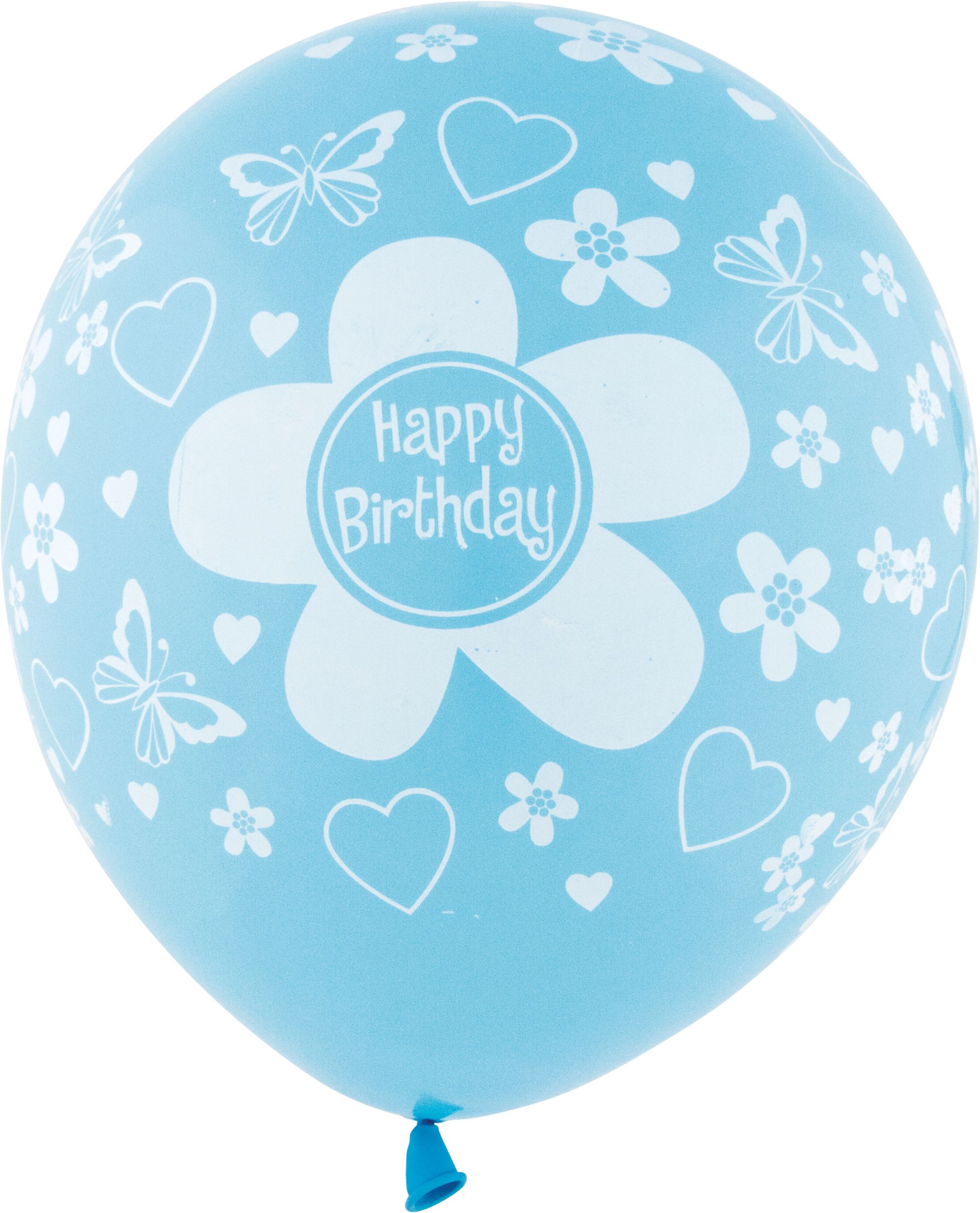 Bright Flower Birthday Balloons, 20-pk Front_Flat