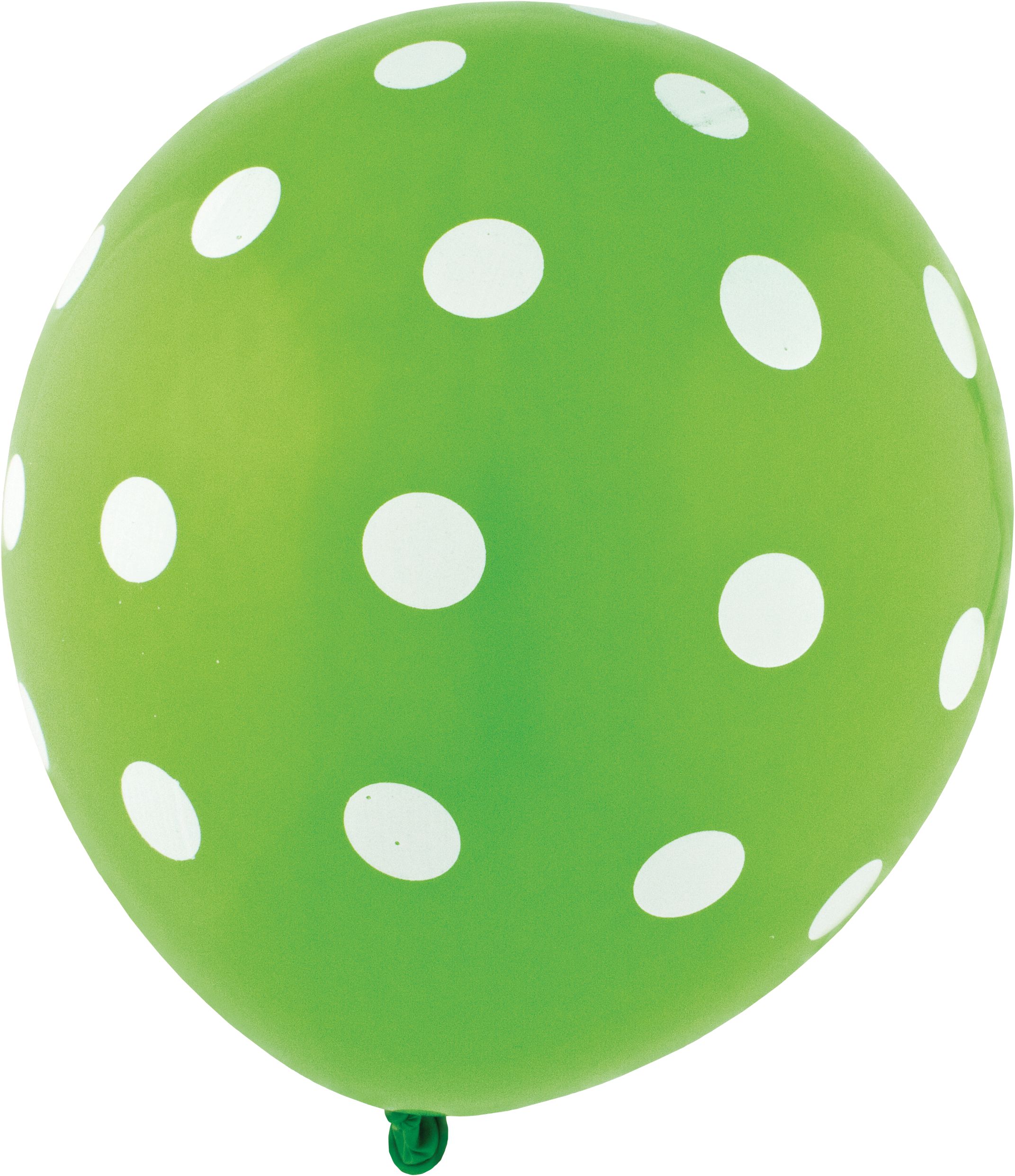 Bright Polka Dot Balloons, 20-pk Front_Flat