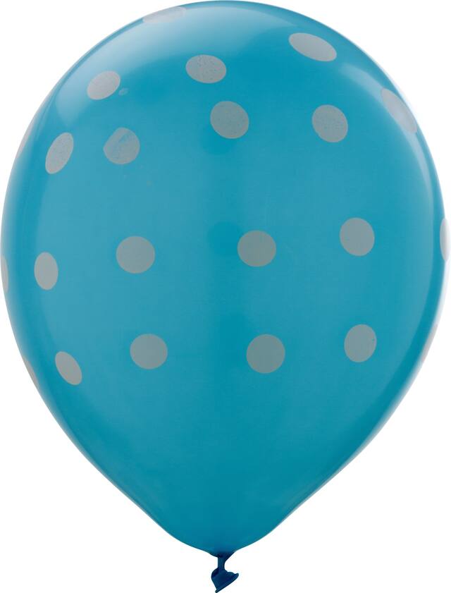 Bright Polka Dot Balloons, 20-pk Front_Flat