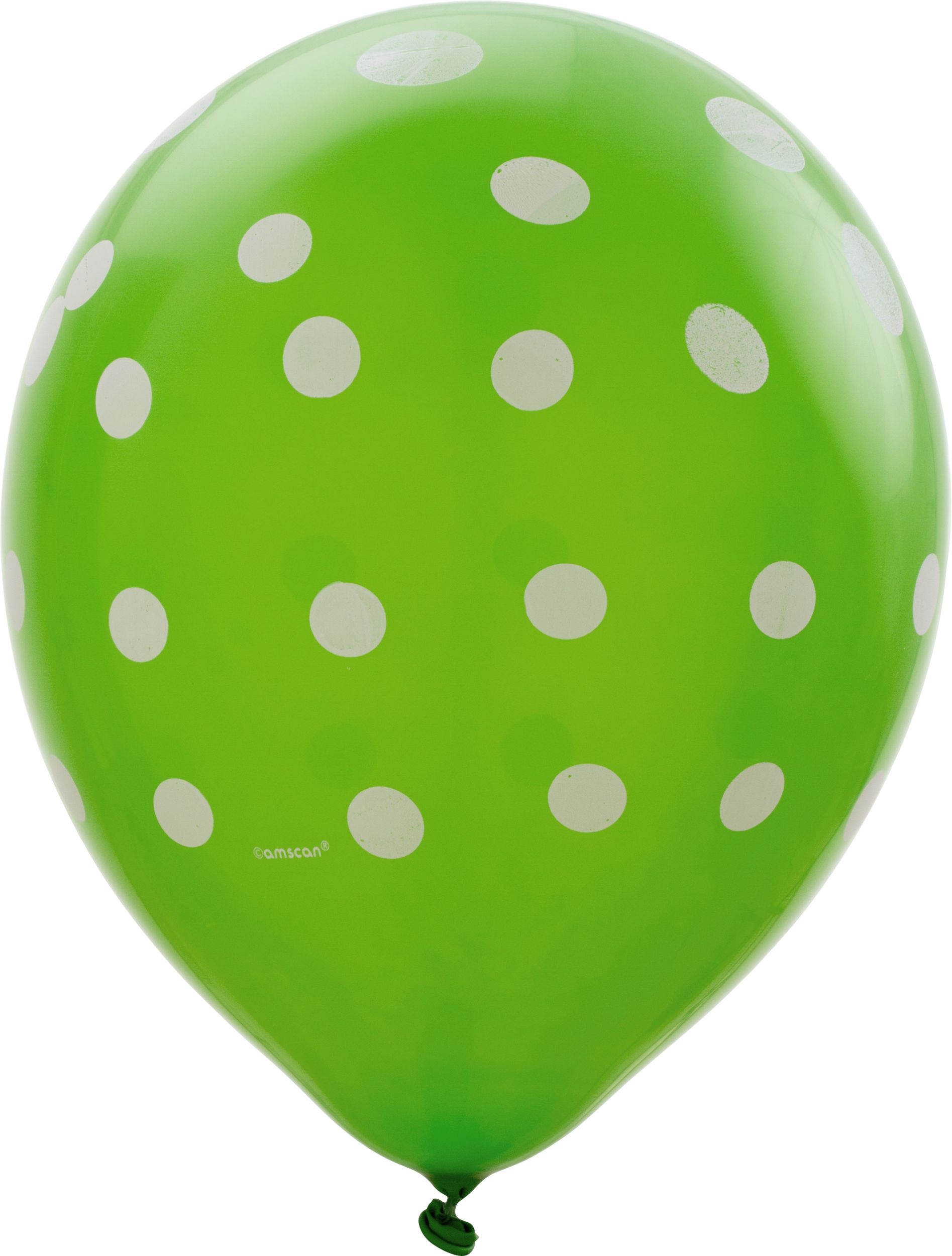 Bright Polka Dot Balloons, 20-pk Front_Flat