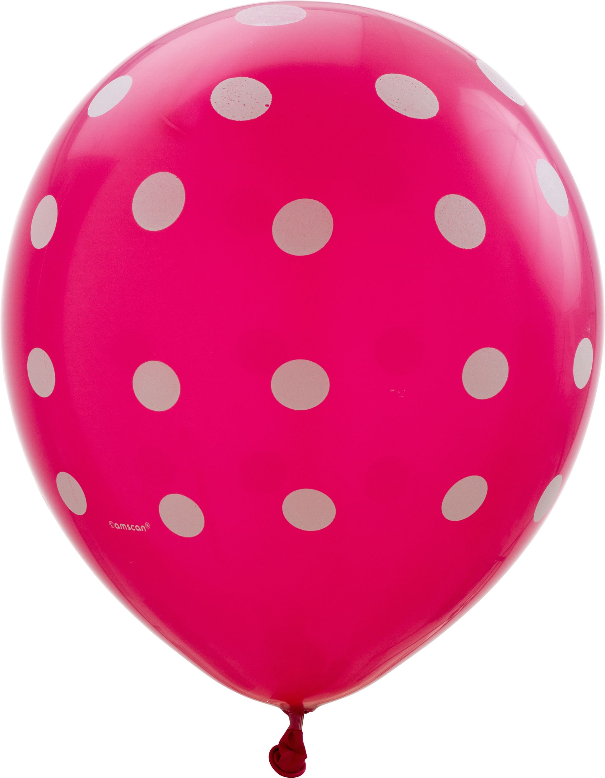 Bright Polka Dot Balloons, 20-pk Front_Flat