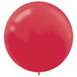 Round Latex Balloons, Assorted Colours, 24-in, 4-pk, for Birthday Party Front_Flat
