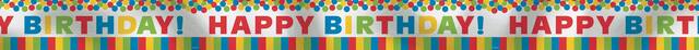 Metallic Rainbow Birthday Banner Front_Flat