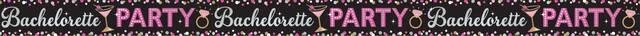 Sassy Bride Bachelorette Party Foil Banner Front_Flat