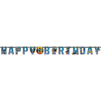 Batman Jumbo Add-An-Age Birthday Party Banner, 10-ft Front_Flat
