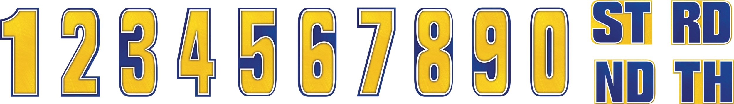 Thomas The Tank Jumbo Add-An-Age Letter Birthday Party Banner, 10-ft Front_Flat