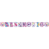 My Little Pony Jumbo Add-An-Age Letter Birthday Party Banner, 10-ft Front_Flat