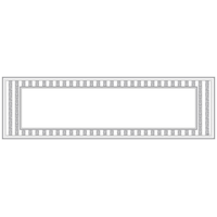 Giant Personalized Wedding Banner Decoration Kit, Silver Front_Flat