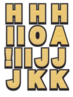 Giant Hollywood Personalized Banner Kit Front_Flat