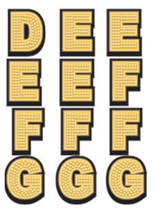 Giant Hollywood Personalized Banner Kit Front_Flat