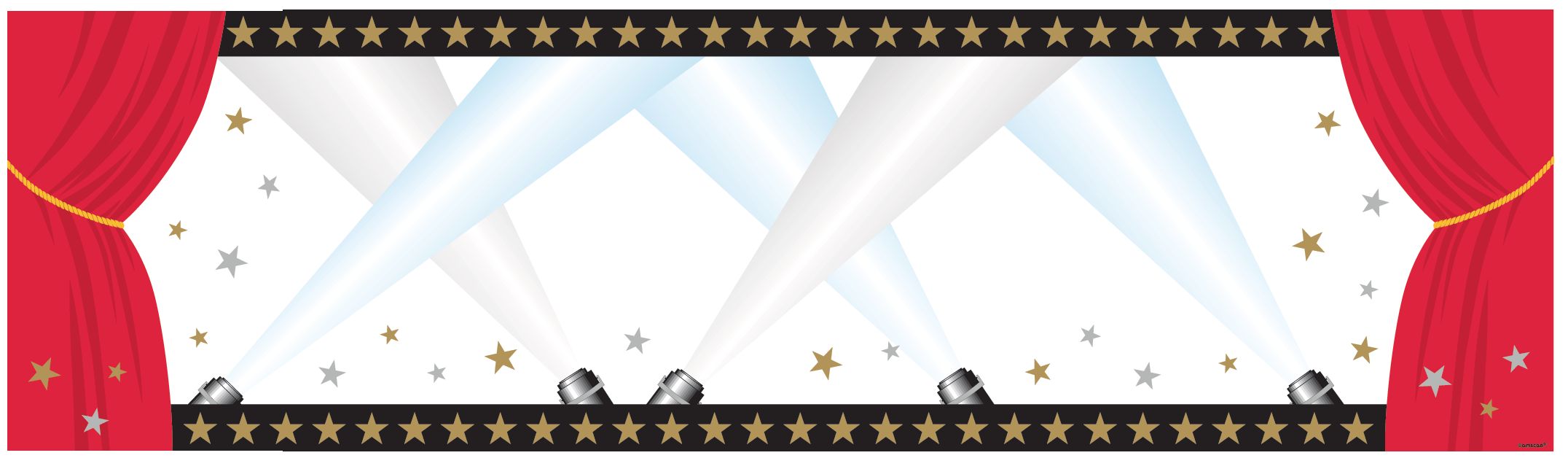 Giant Hollywood Personalized Banner Kit Front_Flat