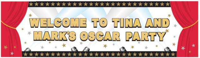 Giant Hollywood Personalized Banner Kit Front_Flat